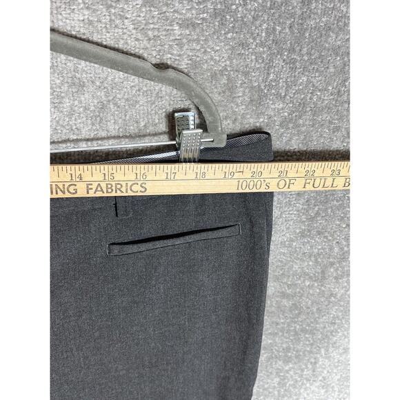 Lands End Mid Rise Trouser Leg‎ Dress Pants Womens Size 18 Stretch Gray - Picture 6 of 9